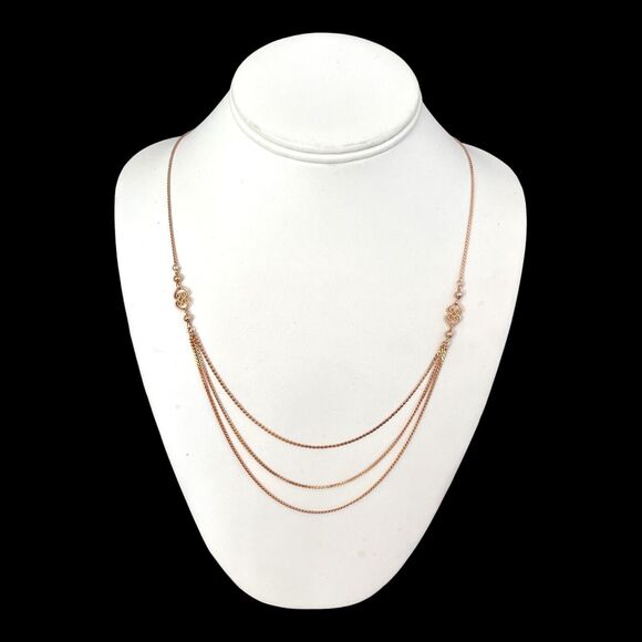 Vintage Necklace Signed Artistry Delicate Design Gold Tone 8V - Picture 1 of 2